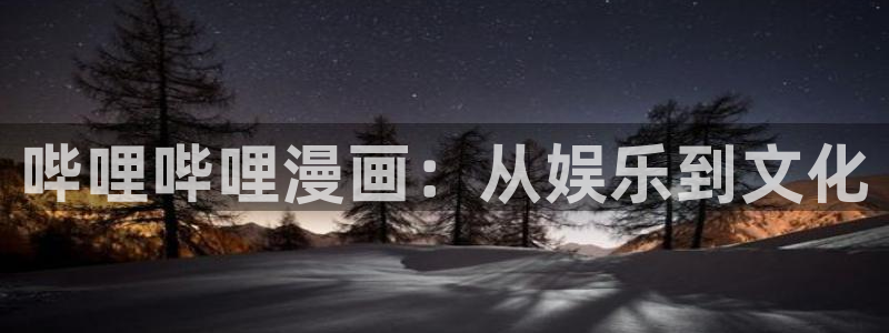 歪歪漫画51漫画免费入口：哔哩哔哩漫画：从娱乐到文化