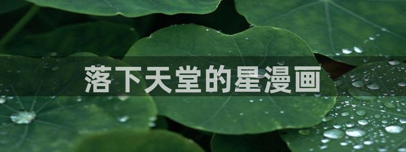 3d漫画51漫画免费入口：落下天堂的星漫画